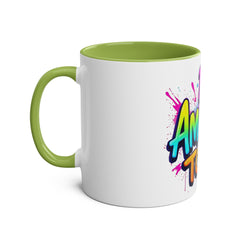 Inspirational Two-Tone Coffee Mug - Be Amazing Today! - 11oz