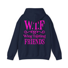 W.T.F. Wine Tasting Friends Hoodie - Unisex Heavy Blend Sweatshirt for Wine Lovers, Gift for Friends, Cozy Apparel for Tastings, Wine [...]