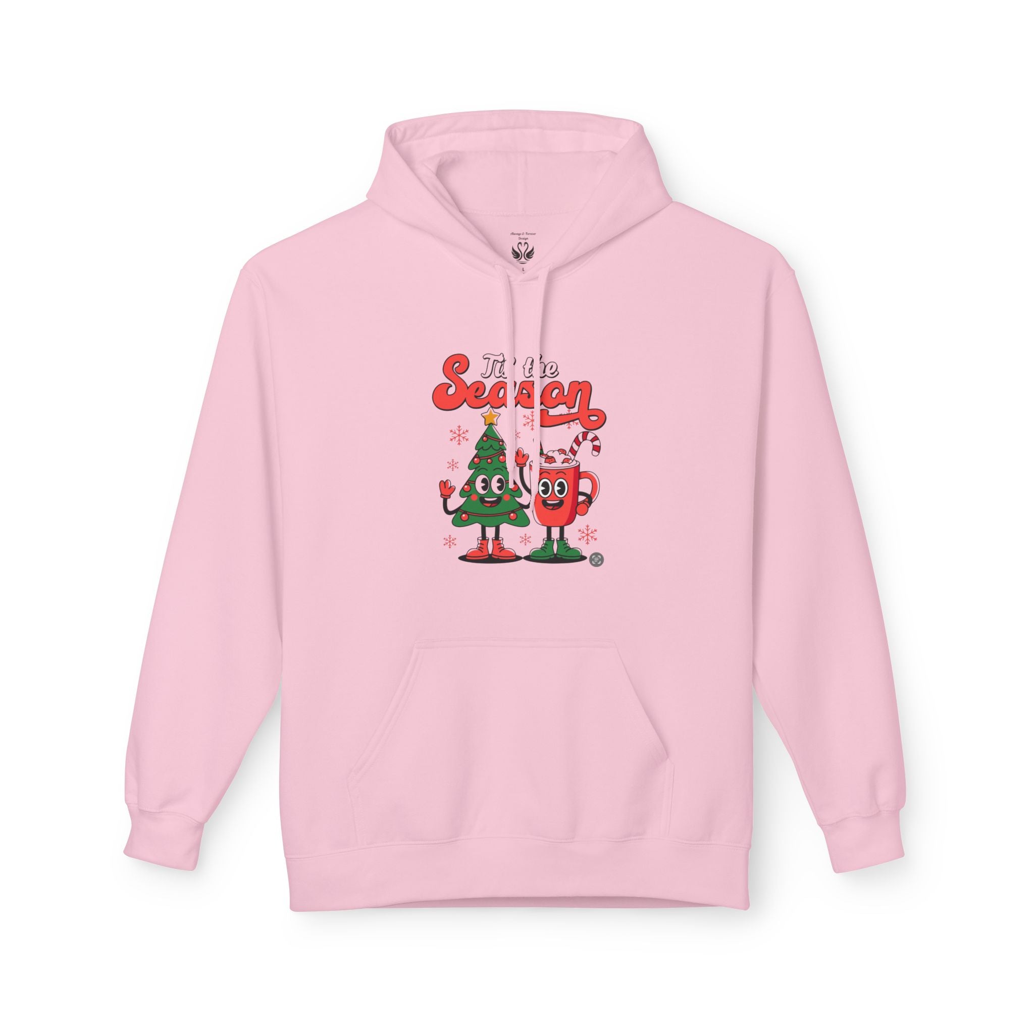 Festive Hooded Sweatshirt, Christmas Gift, Holiday Apparel, Winter Wardrobe, Cozy Sweatshirt, Cute Hoodie, Seasonal Outfit