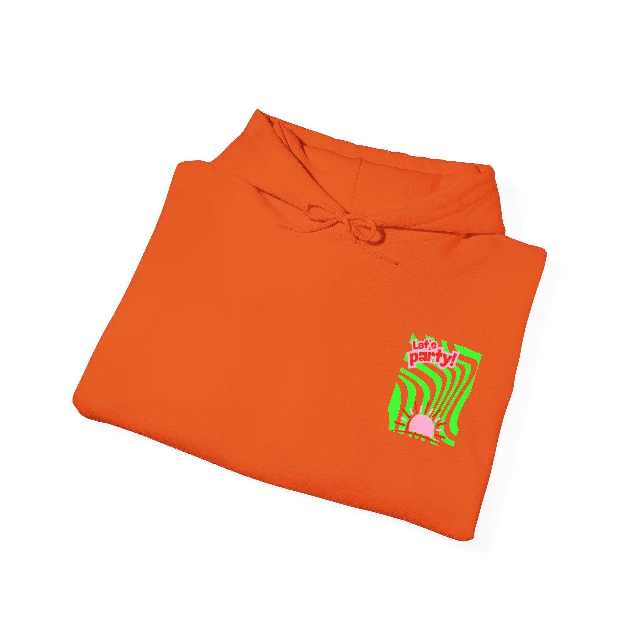 Colorful Party-Themed Hooded Sweatshirt – Perfect for Celebrations, Casual Wear, Gifts, Festivals, Unisex Style