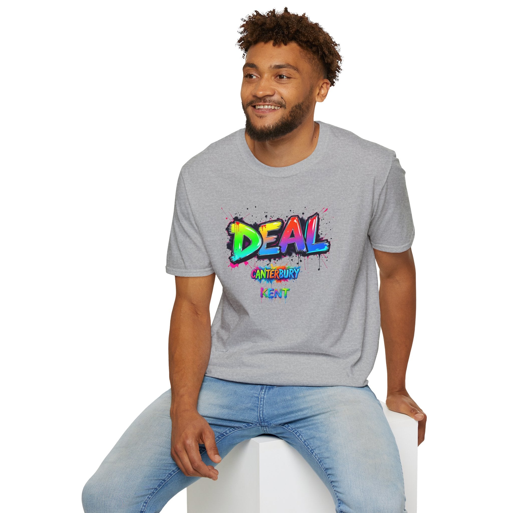 Colorful Graffiti Unisex T-Shirt, Trendy Streetwear Tee, Fun Casual Wear, Gift for Art Lovers, Summer Outfit