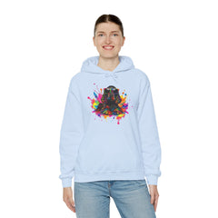 Colorful Artistic Sweatshirt, Unisex Hoodie, Vibrant Design Hoodie, Cozy Pullover, Perfect Gift for Art Lovers
