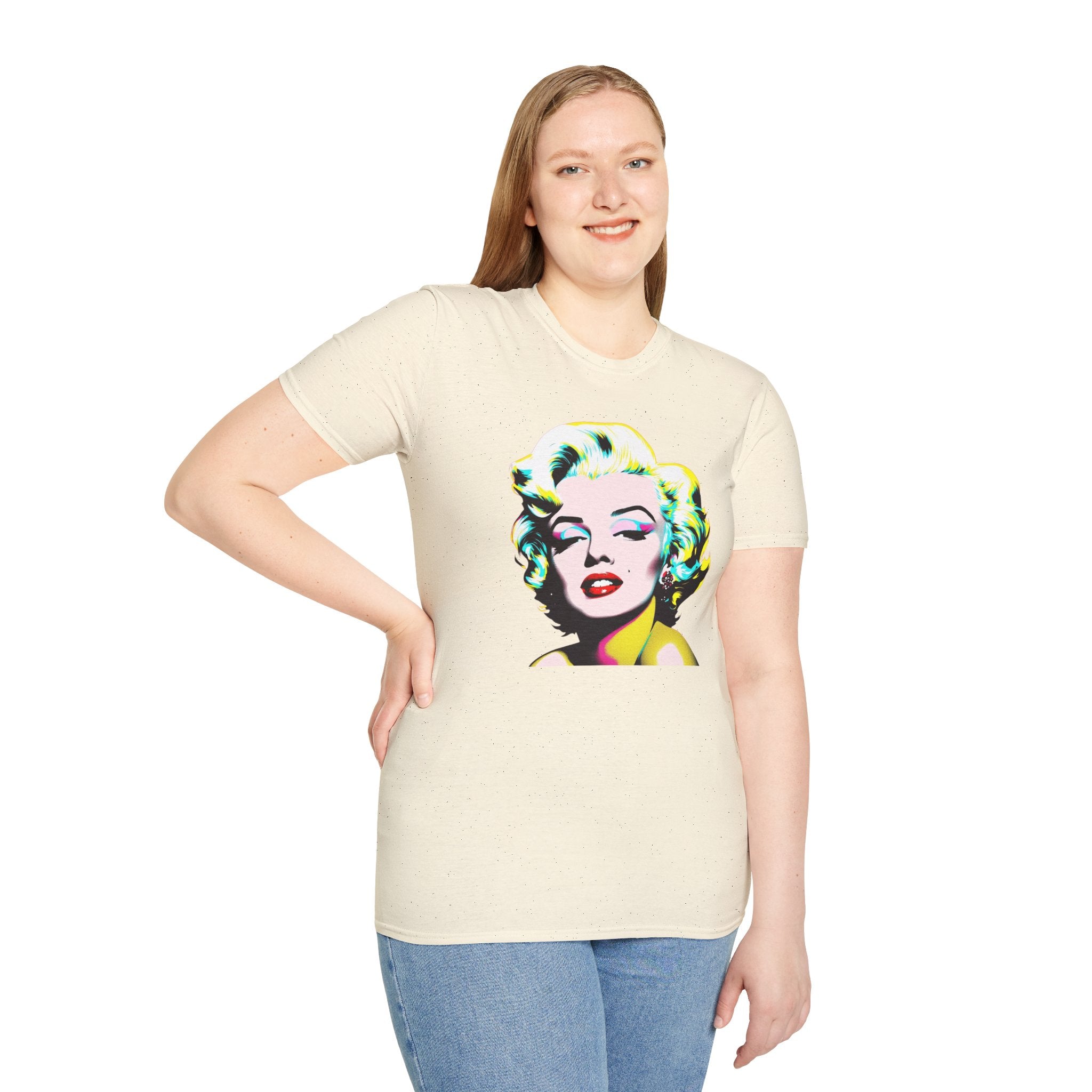 Pop Art Marilyn Monroe Unisex T-Shirt, Retro Tee, Vintage Style Shirt, Gift for Her, 90s Nostalgia Fashion