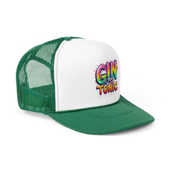 Colorful "Gin is My Tonic" Trucker Cap - Fun Party Accessory