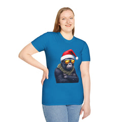 Cool Gorilla Santa T-Shirt | Funny Holiday Tee | Unisex Gift for Christmas, Party Wear, Family Gathering, Casual Style