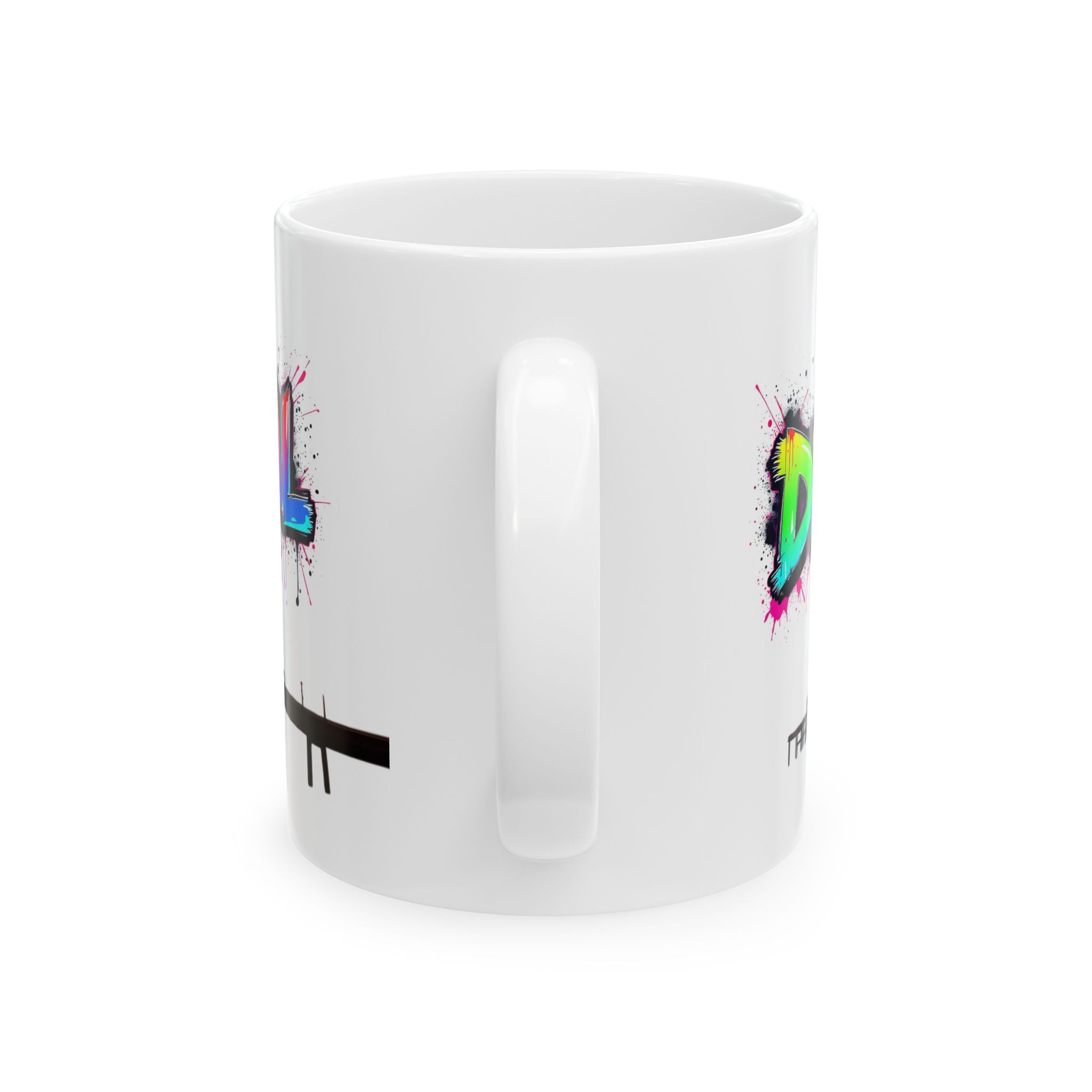 Colorful Splash Ceramic Mug - 11oz & 15oz - Perfect Gift for Coffee Lovers