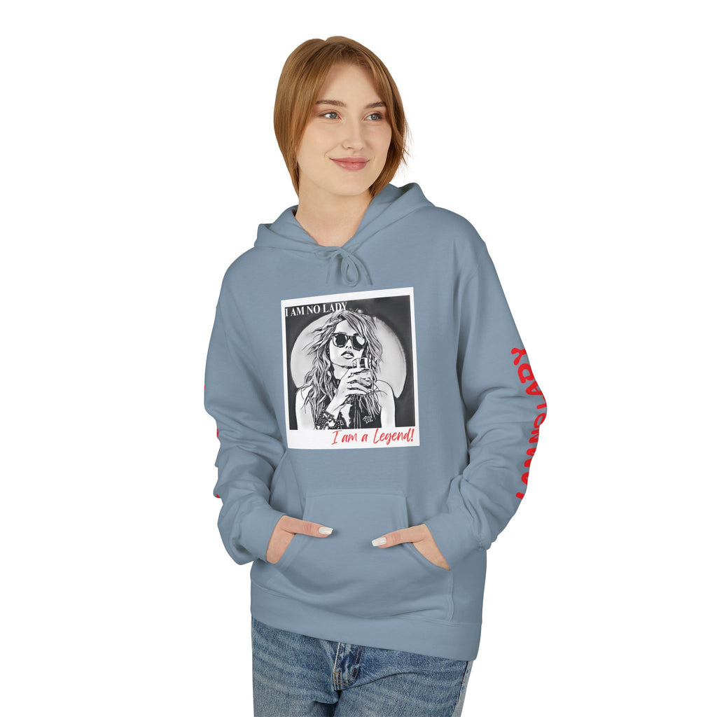 Legendary Spirit Hoodie - Unisex Fleece Sweatshirt, Motivational Gift, Trendy Streetwear, Perfect for Casual Days, Unique Statement Piece