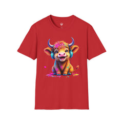 Cute Cow Graphic T-Shirt, Fun Animal Tee, Unisex Casual Wear, Gift for Cow Lovers, Trendy Summer Shirt