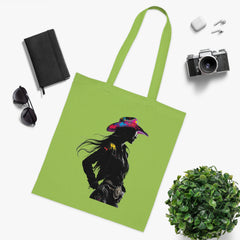 Cowgirl Spirit Cotton Tote Bag | Fun, Stylish, Eco-Friendly Bag for Farmers Markets, Beach Days, Shopping, Gifts
