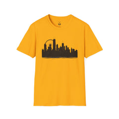 Skyline Unisex T-Shirt | City Lover Tee, Urban Art Shirt, Gift for Travelers, Vibrant Summer Apparel, Graphic T-Shirt