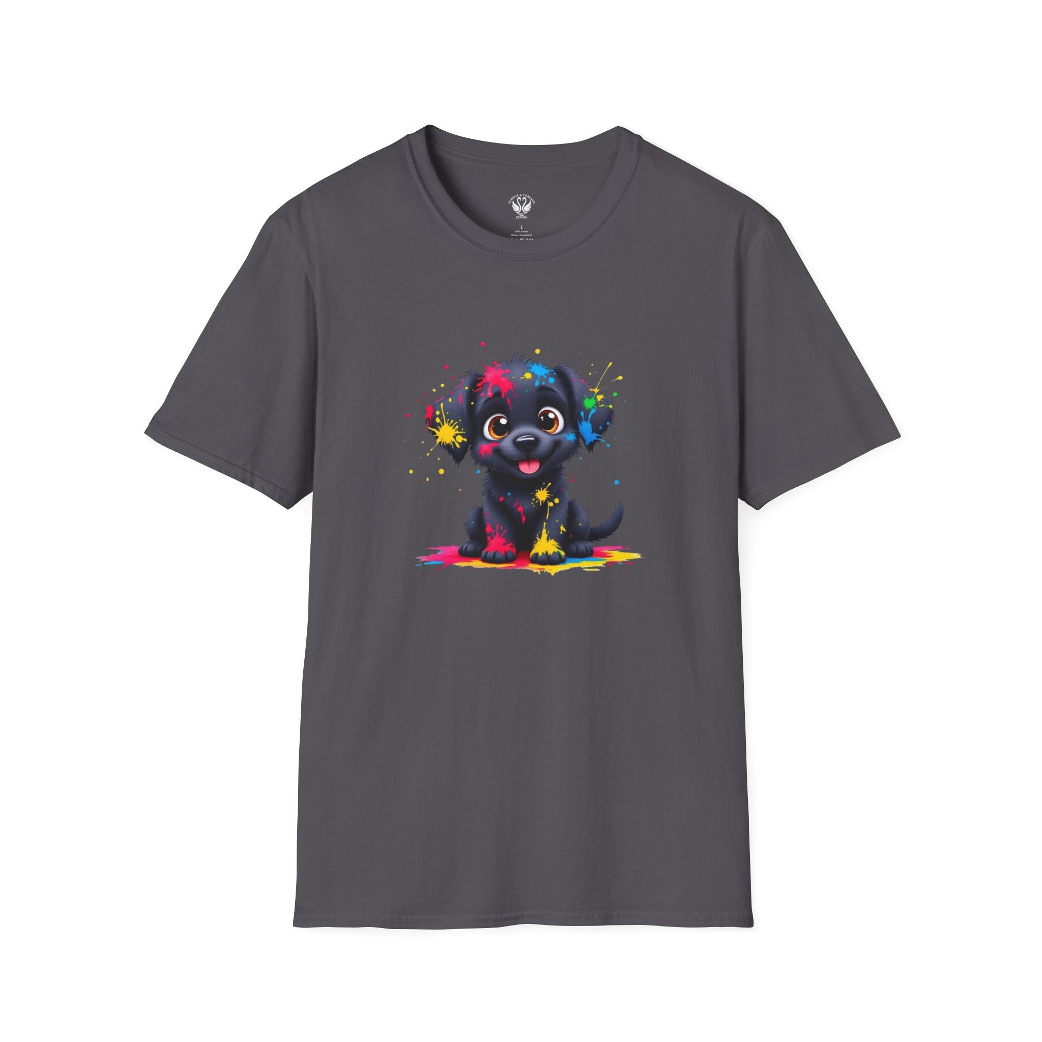 Cute Puppy Art Unisex T-Shirt, Dog Lover Shirt, Pet Parent Gift, Casual Wear, Funny Graphic Tee