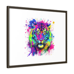 Vibrant Tiger Canvas Print - Framed Art for Bold Decor