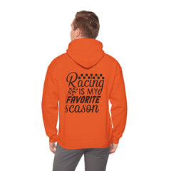 Racing-Themed Hooded Sweatshirt, Ideal for Race Fans, Comfortable, Casual Wear, Great Gift for Motorsports Enthusiasts, Unisex Design