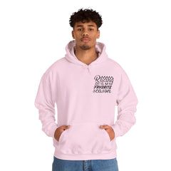 Racing-Themed Hooded Sweatshirt, Ideal for Race Fans, Comfortable, Casual Wear, Great Gift for Motorsports Enthusiasts, Unisex Design