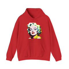 Colorful Marilyn Monroe Sweatshirt, Retro Hoodie, Pop Art Sweater, Unisex Lounge Wear, Gift for Art Lovers, Fashion Statement
