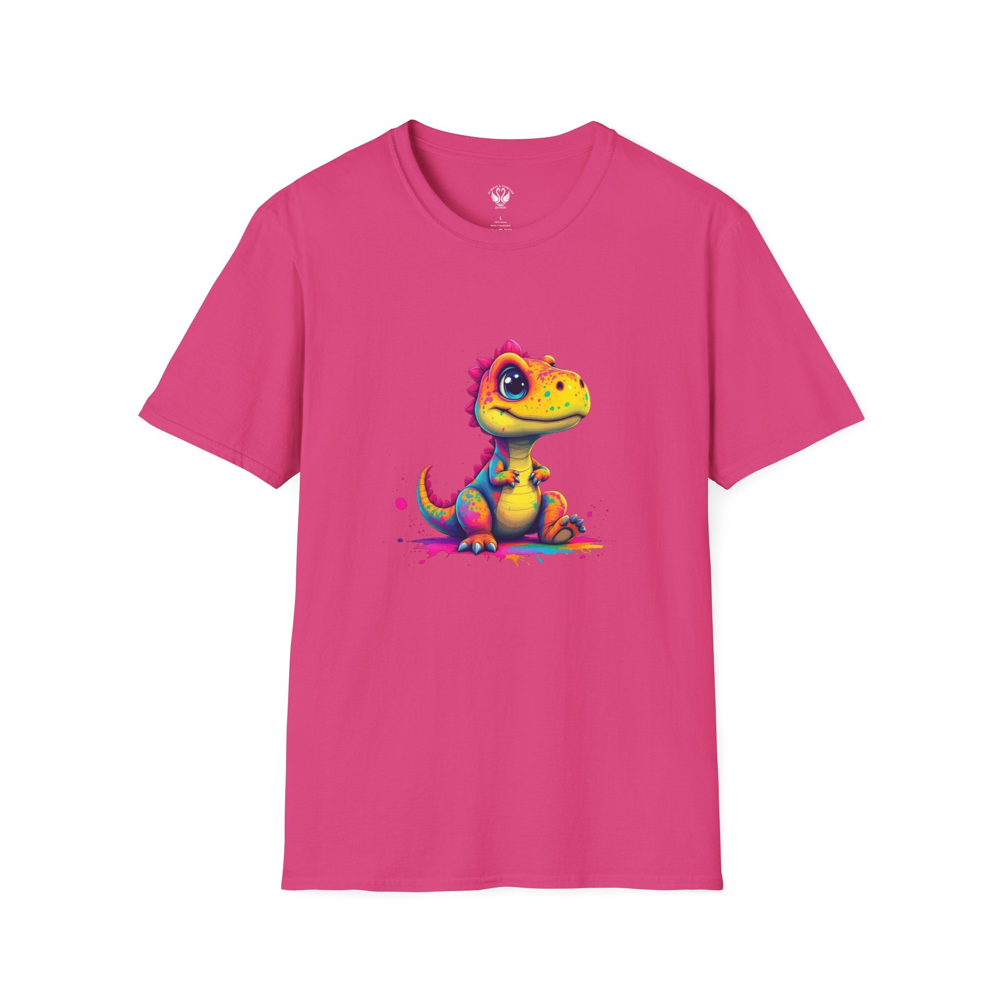 Cute Dinosaur T-Shirt, Fun Graphic Tee, Kids Birthday Gift, Dino Lover Apparel, Unisex Casual Wear