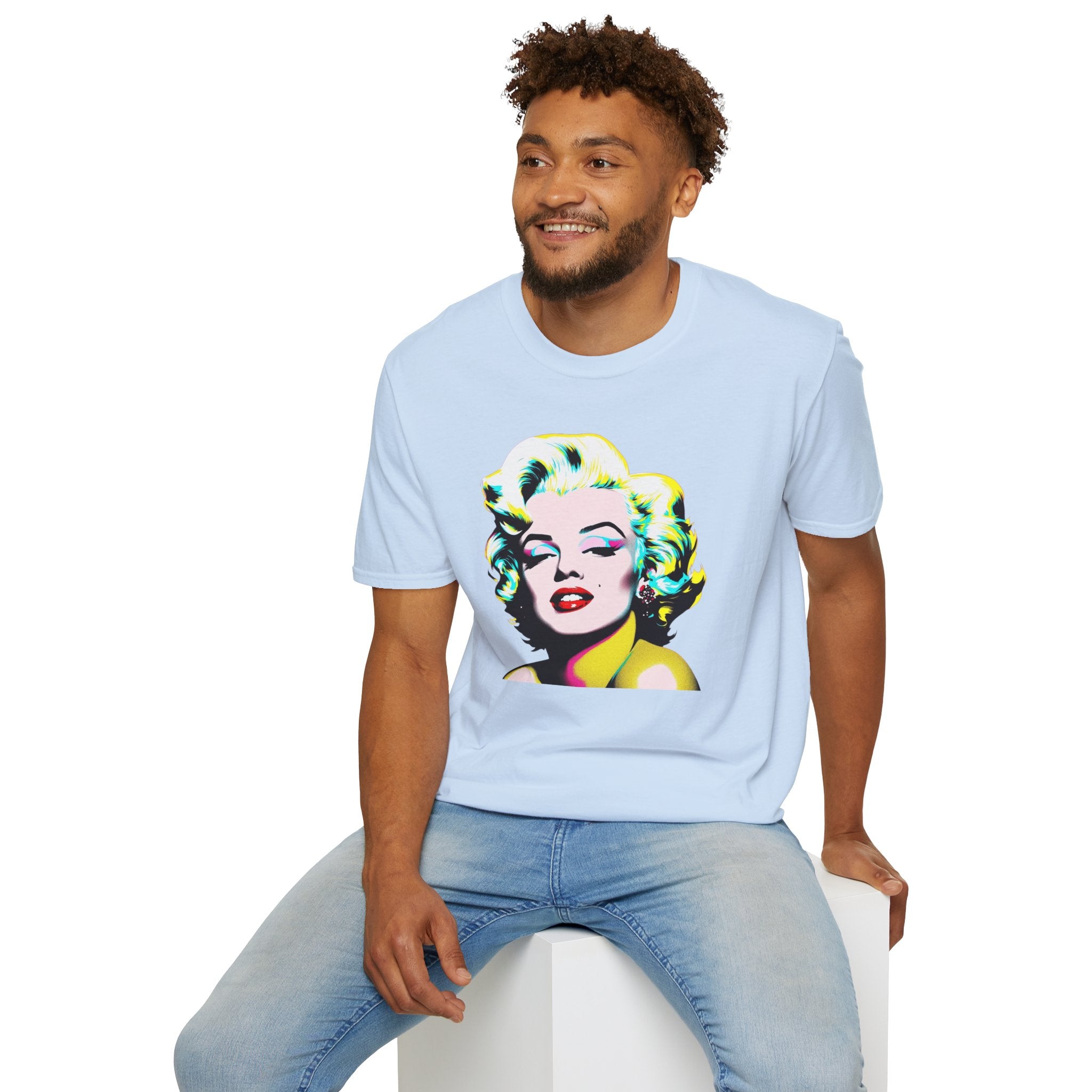 Pop Art Marilyn Monroe Unisex T-Shirt, Retro Tee, Vintage Style Shirt, Gift for Her, 90s Nostalgia Fashion