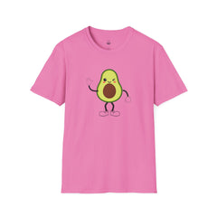 Cute Avocado Tee, Fun T-Shirt for Foodies, Gift for Friends, Cute Apparel, Casual Wear, Summer Outfit