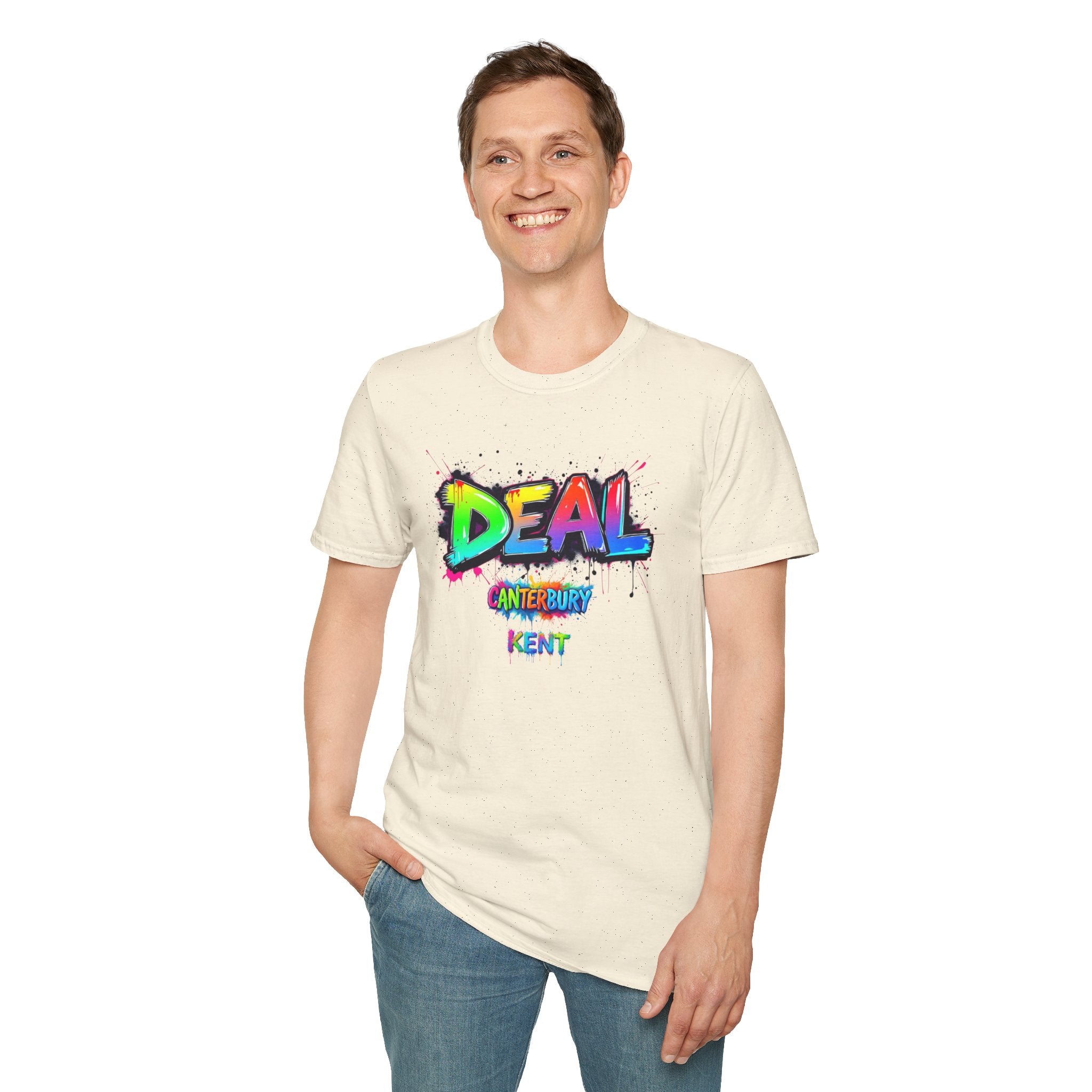 Colorful Graffiti Unisex T-Shirt, Trendy Streetwear Tee, Fun Casual Wear, Gift for Art Lovers, Summer Outfit