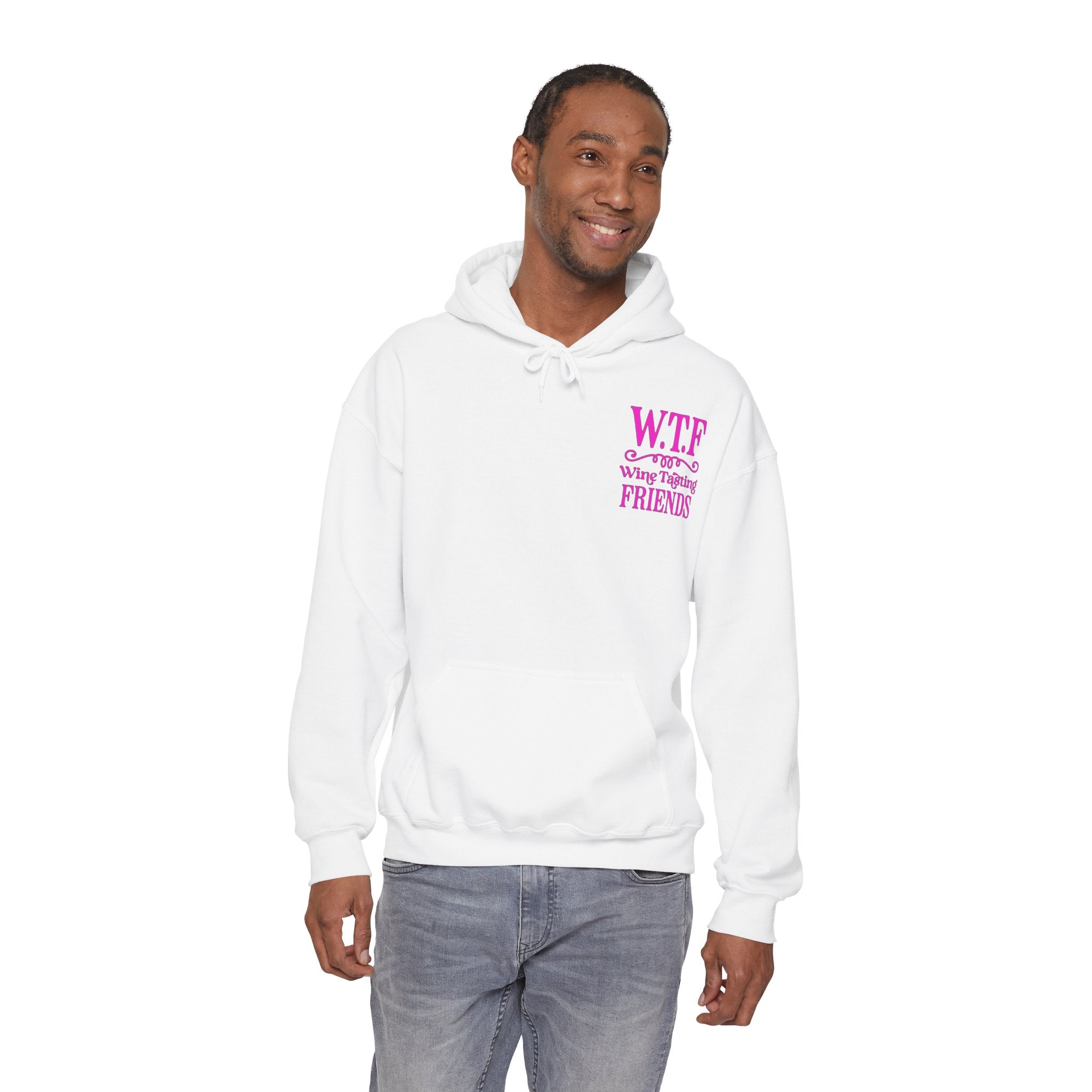 W.T.F. Wine Tasting Friends Hoodie - Unisex Heavy Blend Sweatshirt for Wine Lovers, Gift for Friends, Cozy Apparel for Tastings, Wine [...]