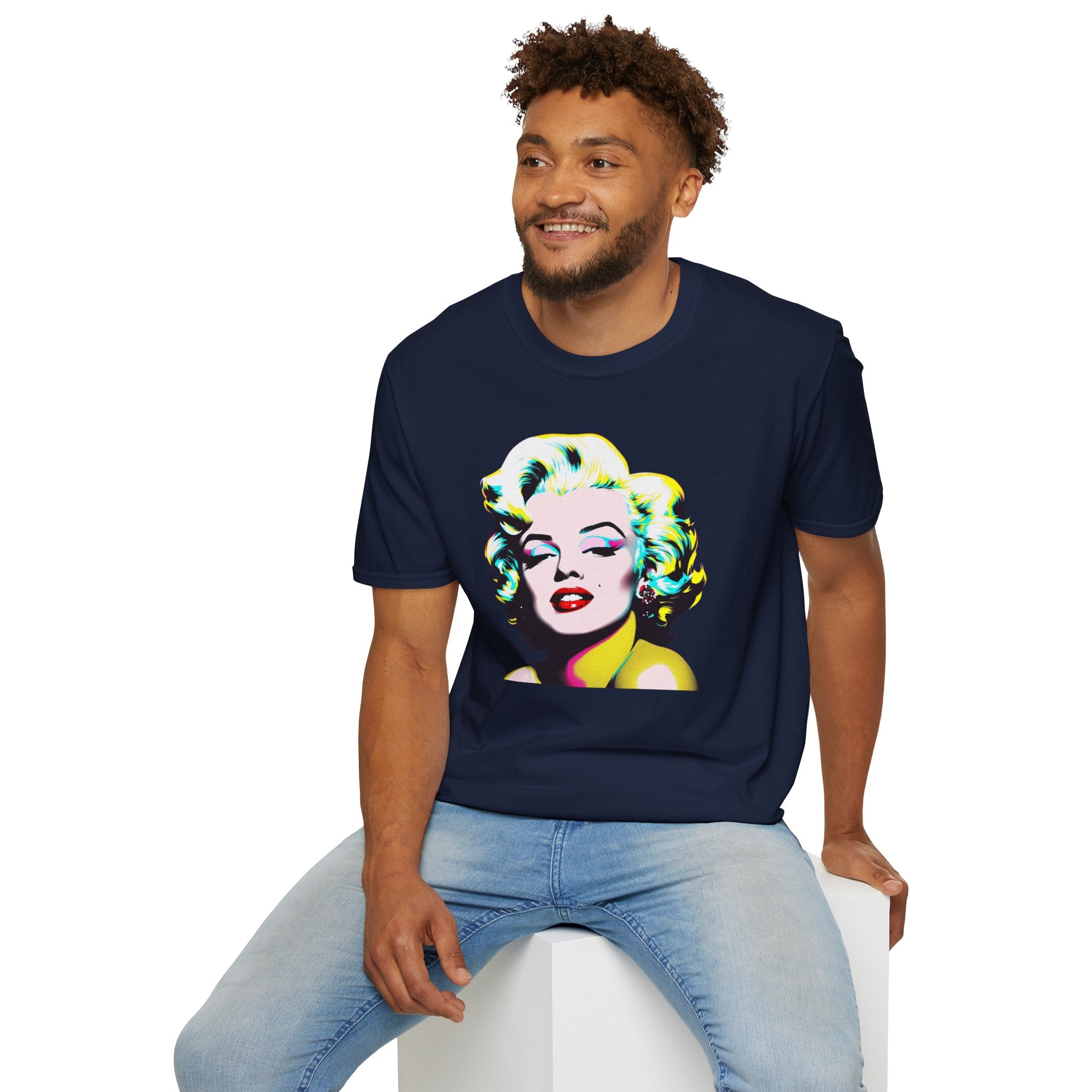 Pop Art Marilyn Monroe Unisex T-Shirt, Retro Tee, Vintage Style Shirt, Gift for Her, 90s Nostalgia Fashion