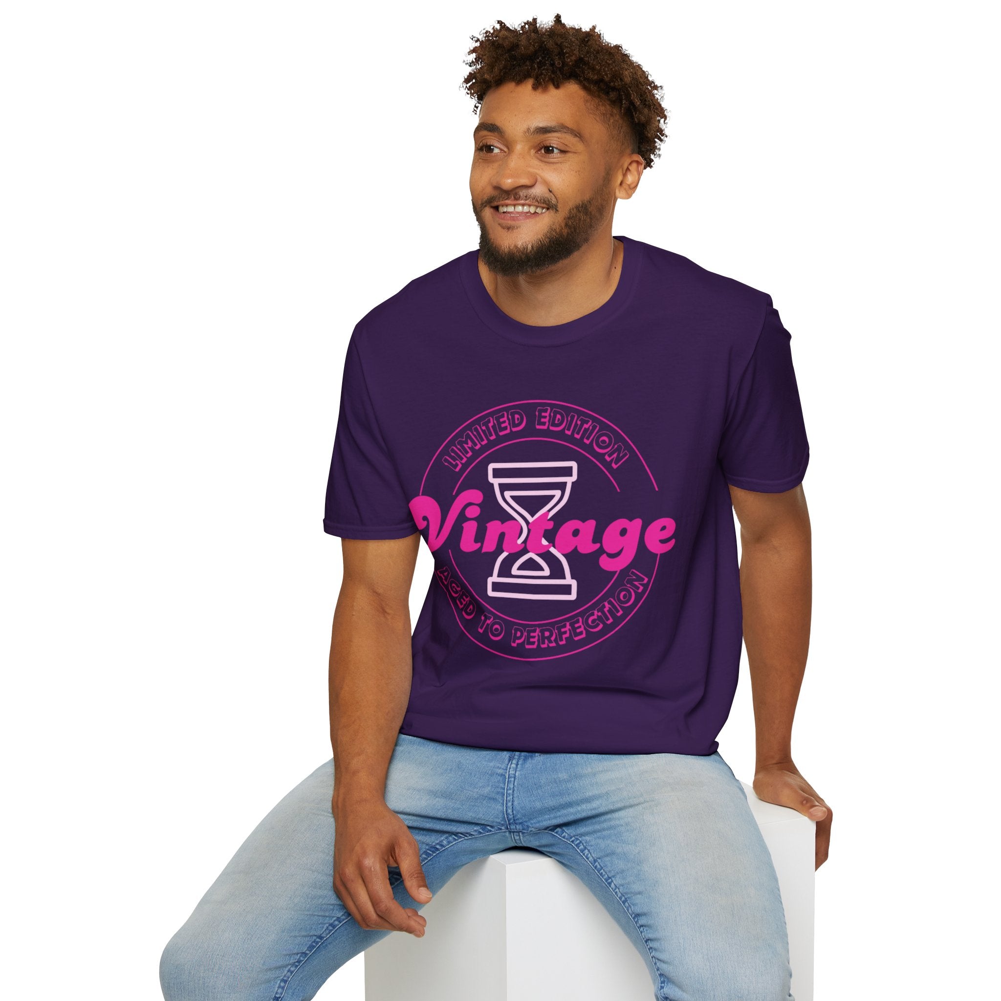 Vintage Inspired Unisex Softstyle T-Shirt - Perfect for Retro Lovers, Casual Outings, Birthdays, Anniversaries, Gift Ideas