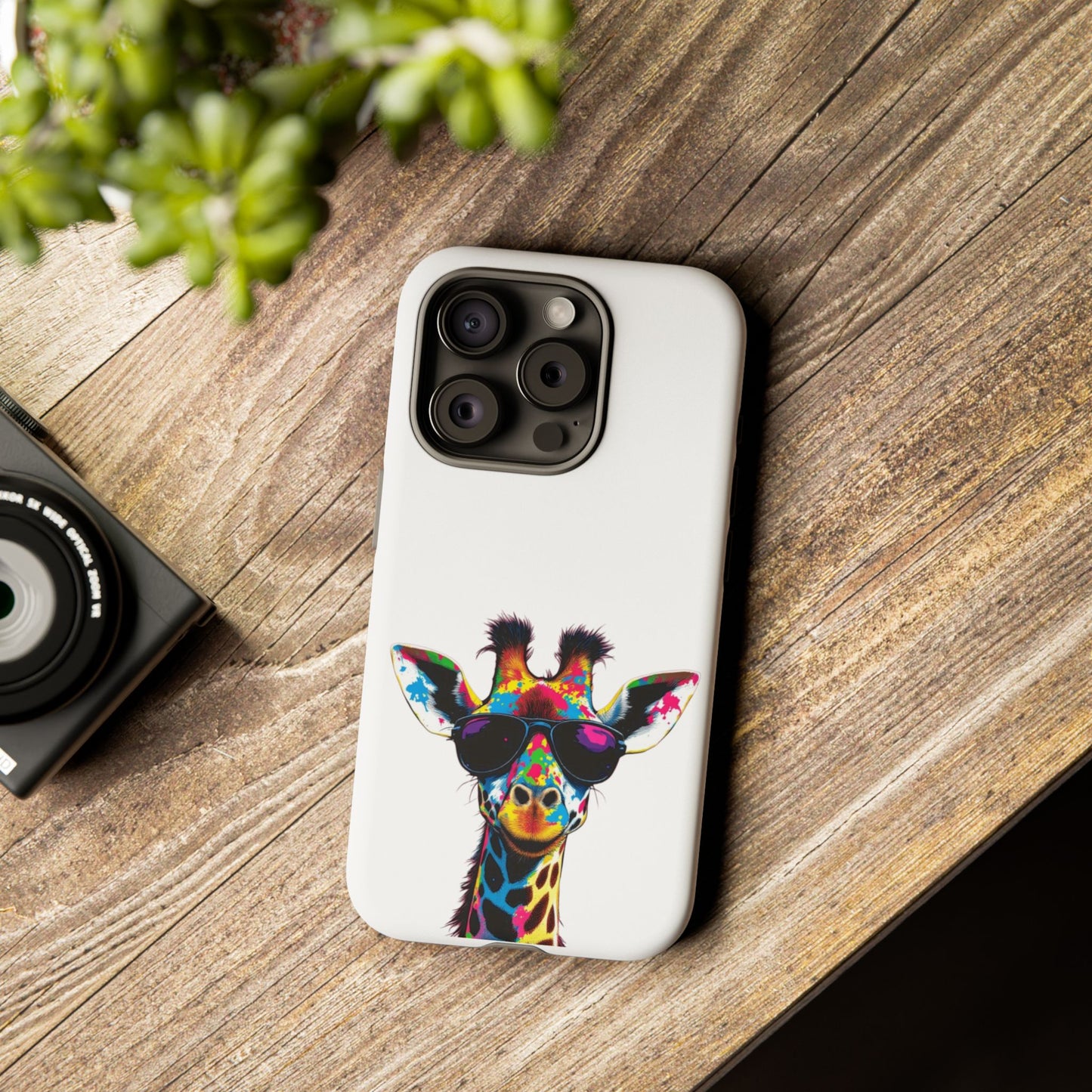 Colorful Giraffe Phone Case - Tough Cases for Animal Lovers