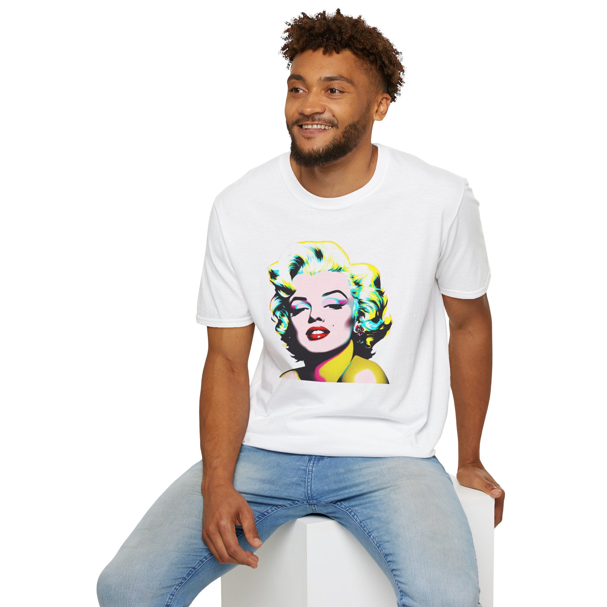 Pop Art Marilyn Monroe Unisex T-Shirt, Retro Tee, Vintage Style Shirt, Gift for Her, 90s Nostalgia Fashion