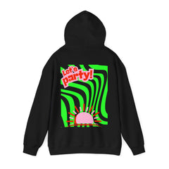 Colorful Party-Themed Hooded Sweatshirt – Perfect for Celebrations, Casual Wear, Gifts, Festivals, Unisex Style