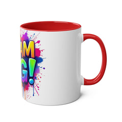 Dream Big Two-Tone Coffee Mug - 11oz Motivational Drinkware