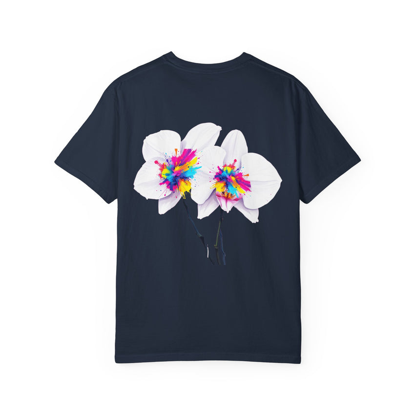 Flower  Unisex Party T-Shirt - Bright & Fun Graphic Tee for Celebrations, Summer Events, Festivals, Birthdays, Casual Wear