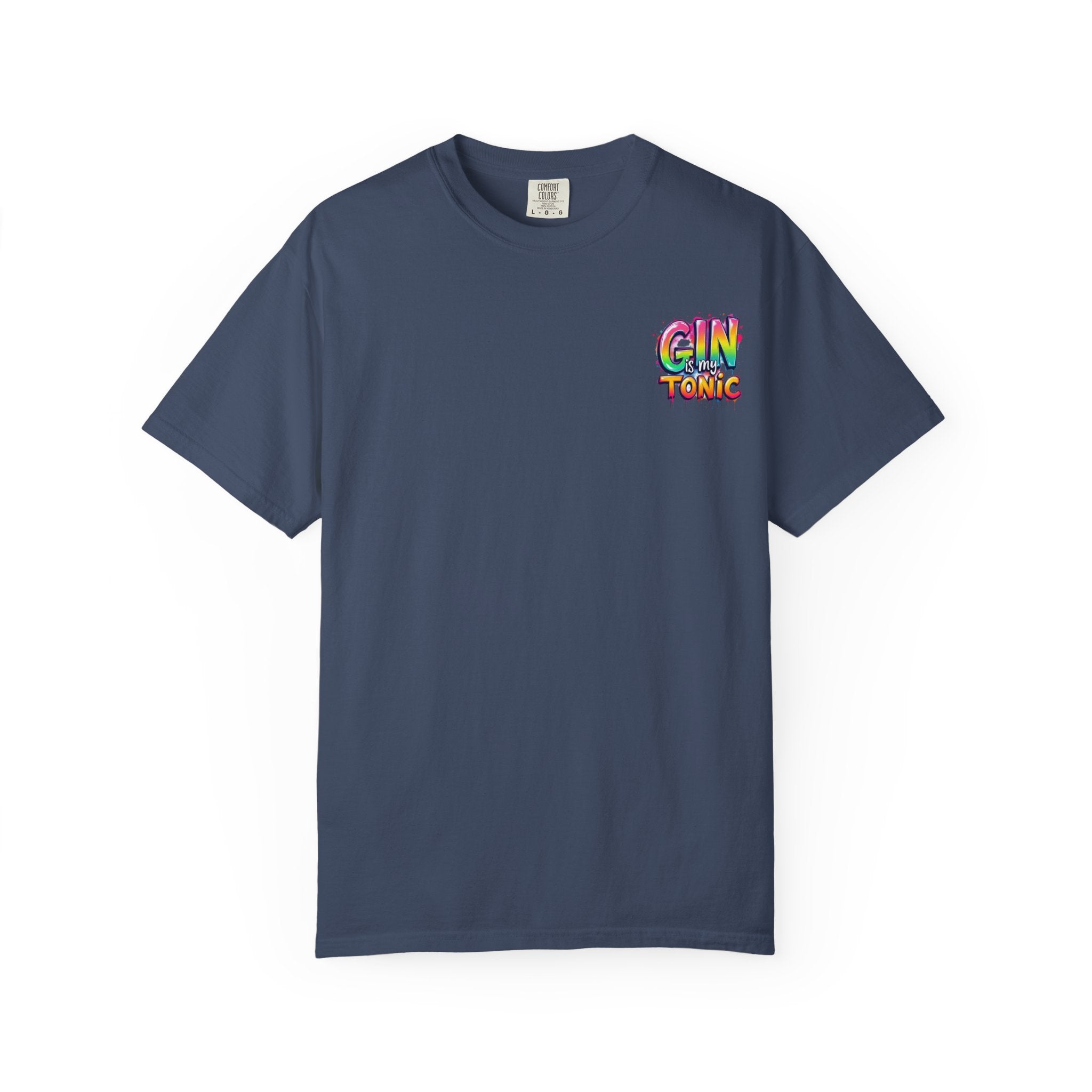Gin is my Tonic Graphic T-Shirt, Unisex Vintage Tee, Perfect for Festivals, Beach Days, and Casual Wear, Gift for Sun Lovers