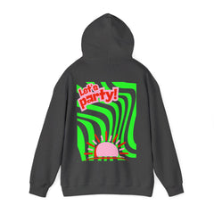 Colorful Party-Themed Hooded Sweatshirt – Perfect for Celebrations, Casual Wear, Gifts, Festivals, Unisex Style