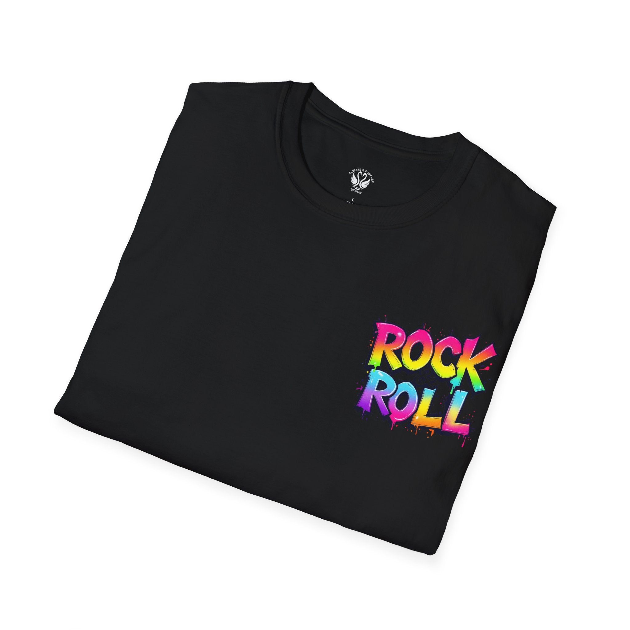 Colorful Rock & Roll Unisex T-Shirt, Vintage Music Tee, Festival Shirt, Gift for Music Lovers, Concert Apparel
