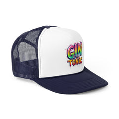 Colorful "Gin is My Tonic" Trucker Cap - Fun Party Accessory