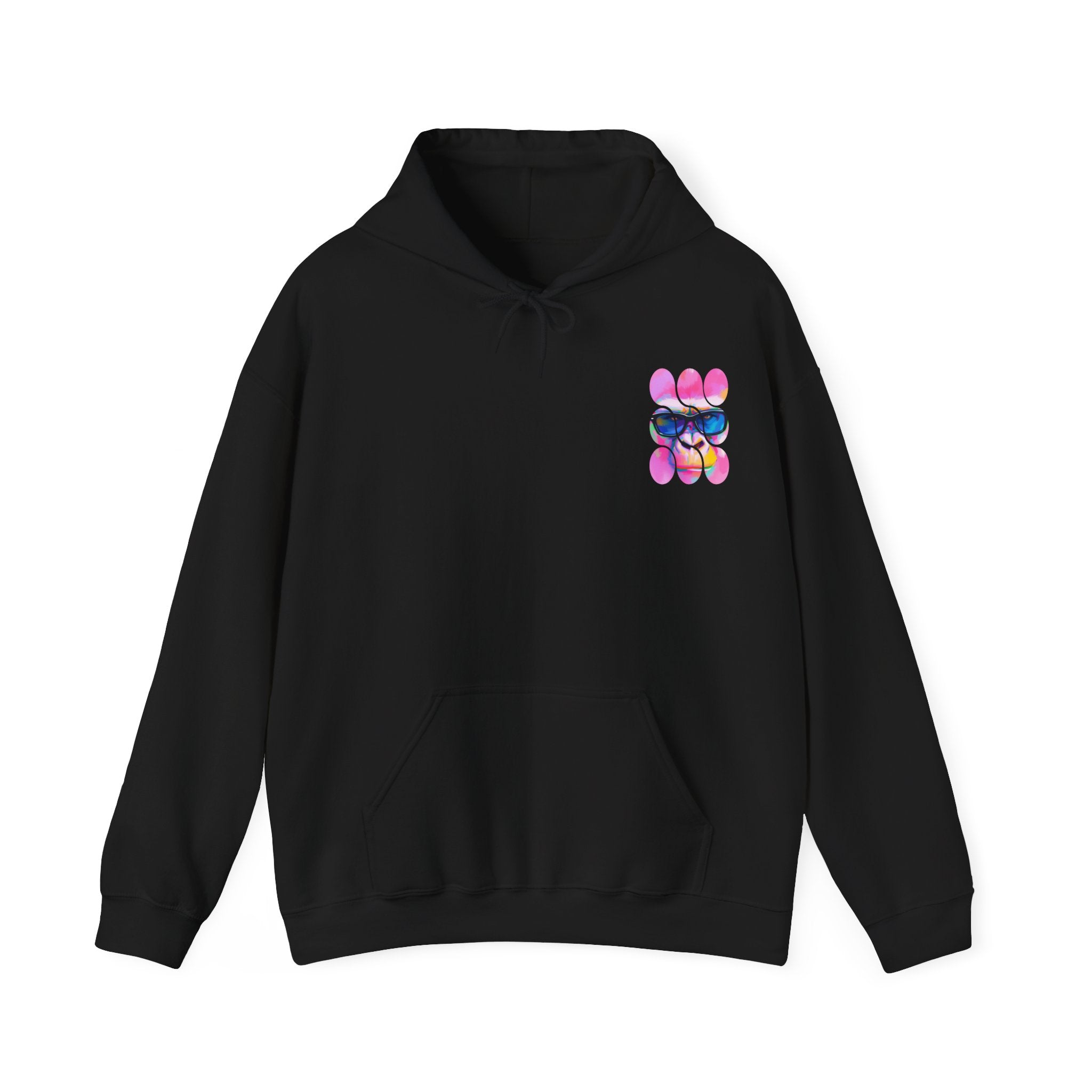Vibrant Graphic Hoodie, Cool Streetwear Sweatshirt, Trendy Unisex Apparel, Fun Gift for Art Lovers, Casual Everyday Wear