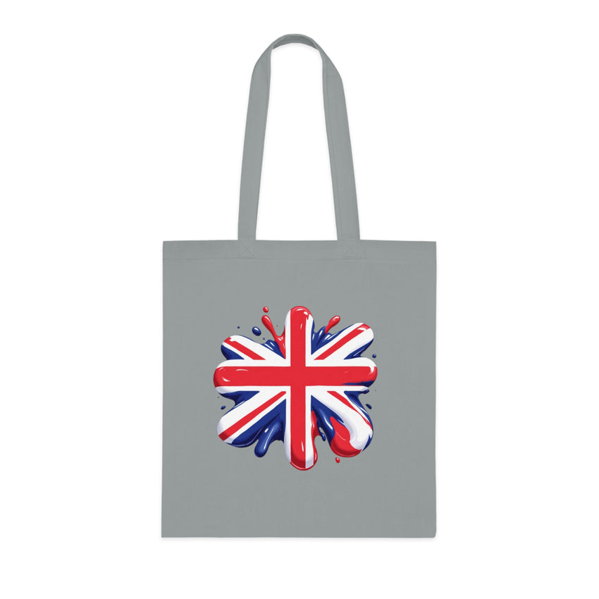 Union Jack Cotton Tote Bag, British Flag Tote, Eco-Friendly Shopping Bag, Travel and Everyday Use Bag, Gift for Patriots