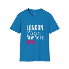 City Life Unisex T-Shirt - London, Paris, New York Deal Graphic Tee, Travel Fashion, Urban Style, Gift for Wanderlust, Streetwear