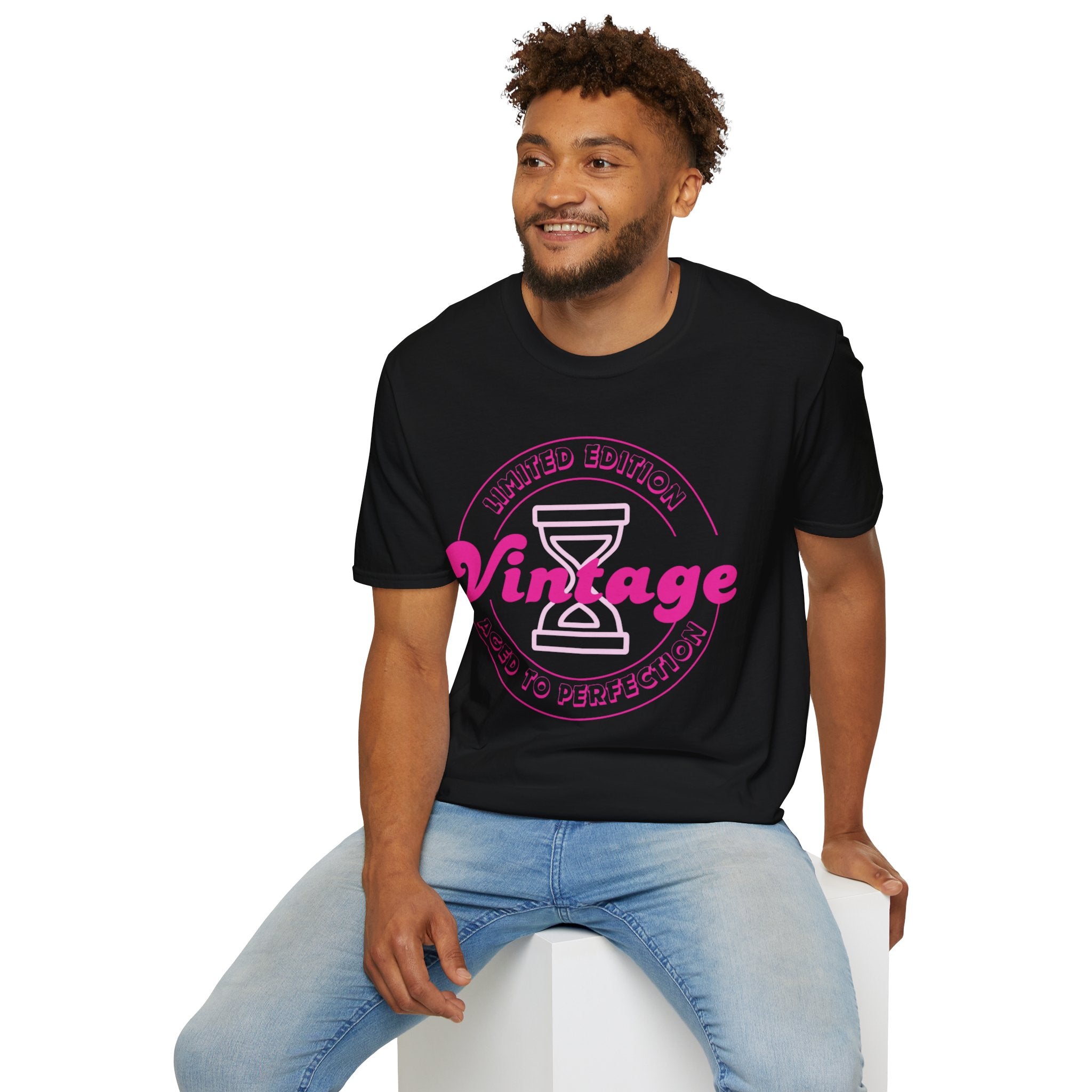 Vintage Inspired Unisex Softstyle T-Shirt - Perfect for Retro Lovers, Casual Outings, Birthdays, Anniversaries, Gift Ideas