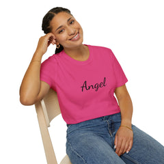 Angel Wings Unisex T-Shirt, Softstyle Tee, Cute Gift, Casual Wear, Inspirational Shirt, Everyday Comfort