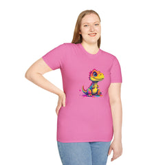 Cute Dinosaur T-Shirt, Fun Graphic Tee, Kids Birthday Gift, Dino Lover Apparel, Unisex Casual Wear