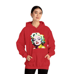 Colorful Marilyn Monroe Sweatshirt, Retro Hoodie, Pop Art Sweater, Unisex Lounge Wear, Gift for Art Lovers, Fashion Statement