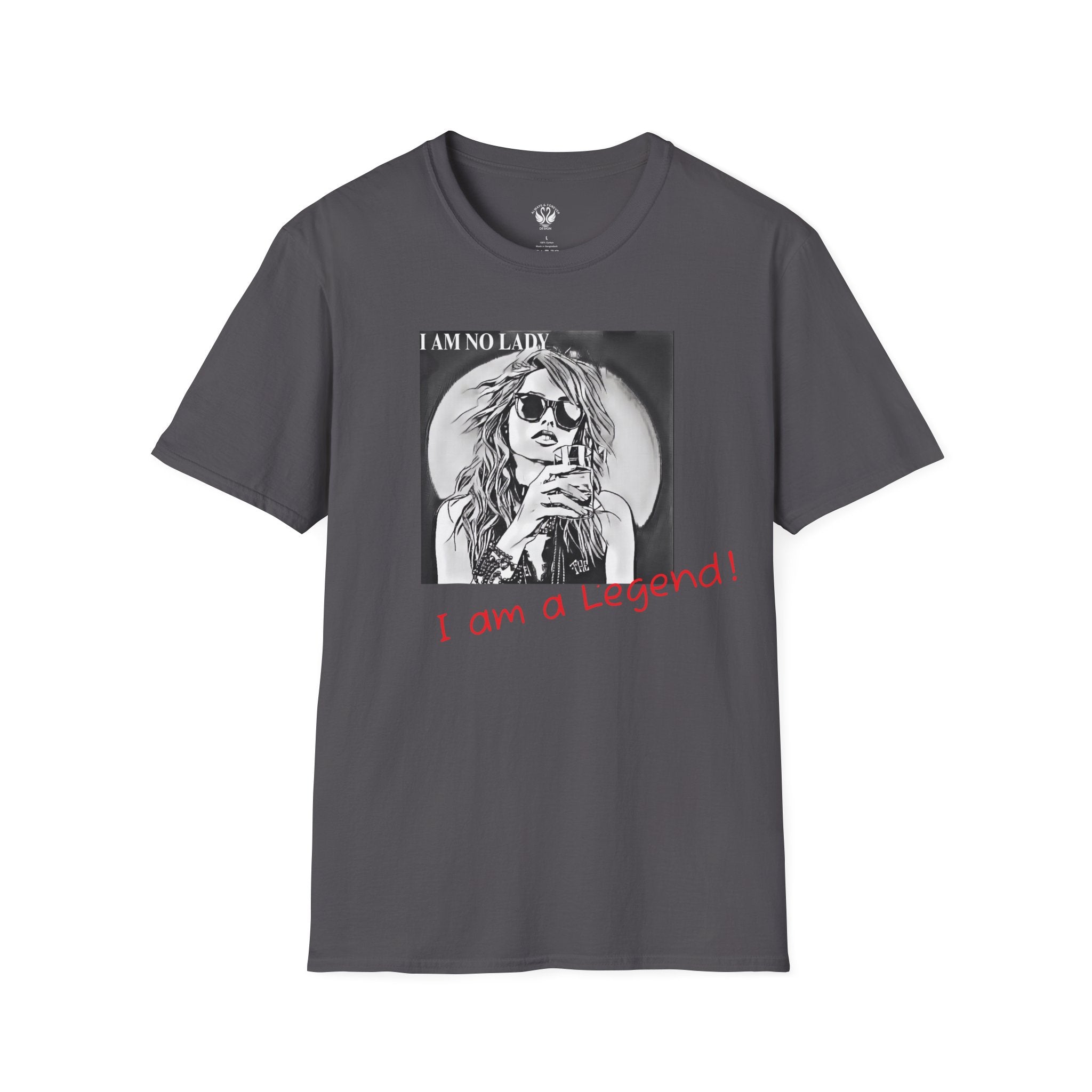 Legendary Attitude T-Shirt, Casual Graphic Tee, Statement Shirt, Gift for Fans, Trendy Unisex Wear