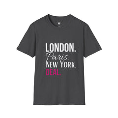City Life Unisex T-Shirt - London, Paris, New York Deal Graphic Tee, Travel Fashion, Urban Style, Gift for Wanderlust, Streetwear