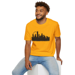 Skyline Unisex T-Shirt | City Lover Tee, Urban Art Shirt, Gift for Travelers, Vibrant Summer Apparel, Graphic T-Shirt