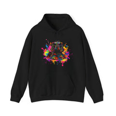 Colorful Artistic Sweatshirt, Unisex Hoodie, Vibrant Design Hoodie, Cozy Pullover, Perfect Gift for Art Lovers