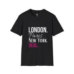 City Life Unisex T-Shirt - London, Paris, New York Deal Graphic Tee, Travel Fashion, Urban Style, Gift for Wanderlust, Streetwear