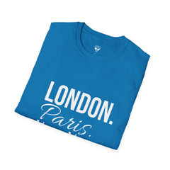 City Life Unisex T-Shirt - London, Paris, New York Deal Graphic Tee, Travel Fashion, Urban Style, Gift for Wanderlust, Streetwear