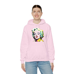 Colorful Marilyn Monroe Sweatshirt, Retro Hoodie, Pop Art Sweater, Unisex Lounge Wear, Gift for Art Lovers, Fashion Statement