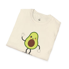 Cute Avocado Tee, Fun T-Shirt for Foodies, Gift for Friends, Cute Apparel, Casual Wear, Summer Outfit